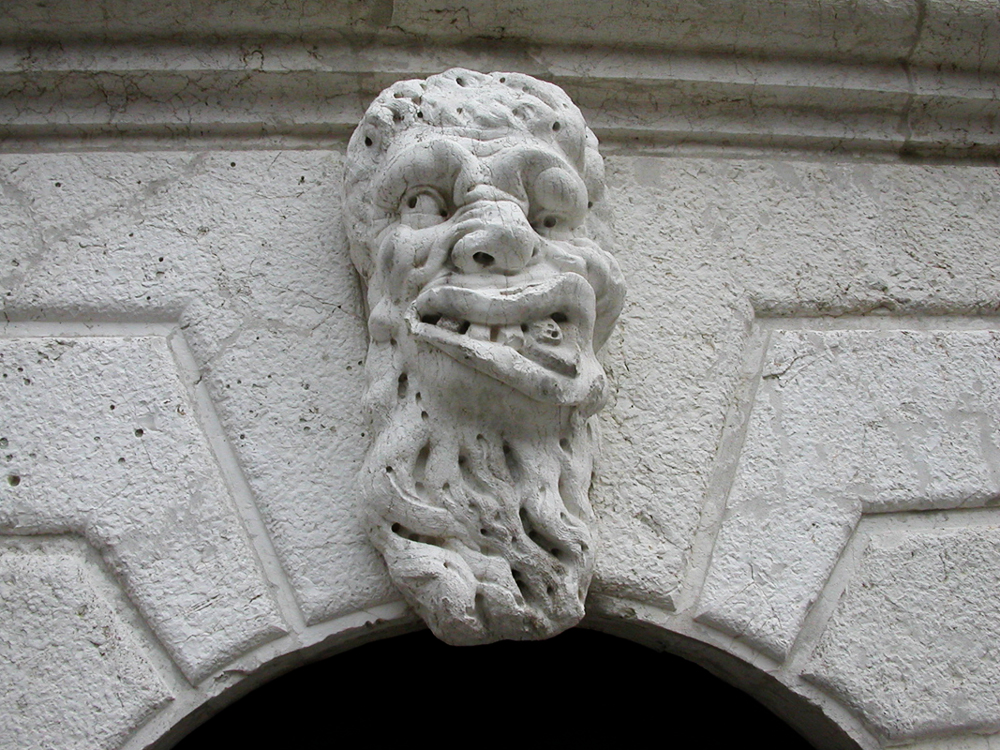 Unknown sculptor, Head at Santa Maria Formosa, 1604, Venice