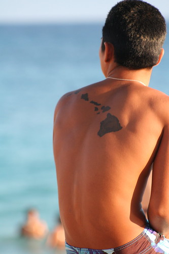 In Hawaii tattoos are just as common as bikinis and beachwear