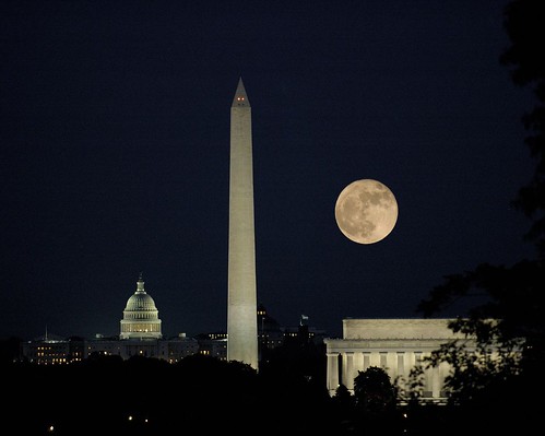 Moon Over Washington