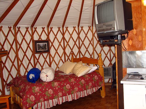 Inside of the Yurt