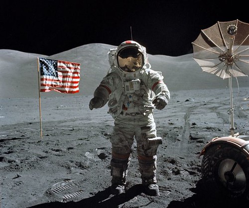 Apollo 17 - Eugene Cernan en la Luna