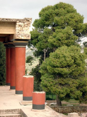 columna del Palacio de Knosos