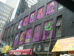 Midtown Comics - Hero Windows by Graffiti By Numbers, on Flickr