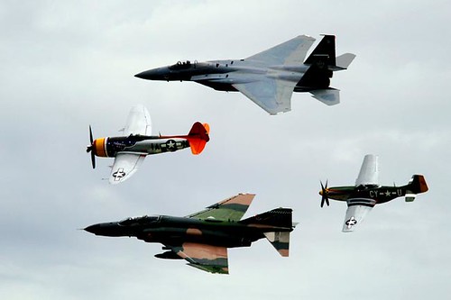 Warbird picture - Air Force Heritage Flight