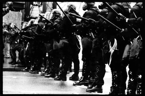 Riot Cops, Image by Lauren Sayoc