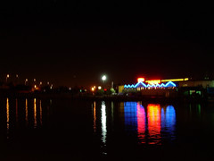 Kemah Boardwalk at night