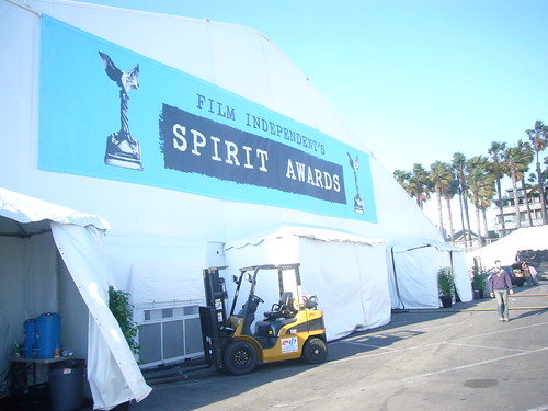 Spirit Awards tent exterior