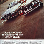 Ford Capri Calypso and Cabaret  Retro Advert