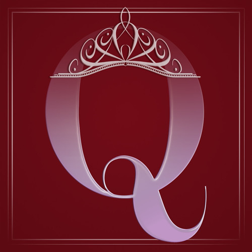 The official Queen of Spain logo