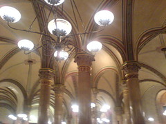 Arched roof of Cafe Central