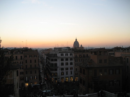 Sunset on Rome