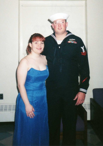 Kurt and Karyl at a formal dance at Karyl's college, April 2000