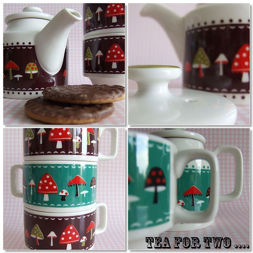 Decole - Mushroom Teapot & Mugs