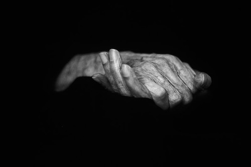 Hands from a centenarian