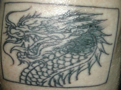 Dragon Tattoo On Hip. Dragon Tattoo 02