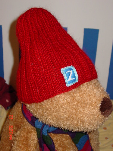 Second Knitting project - Team Zissou hat