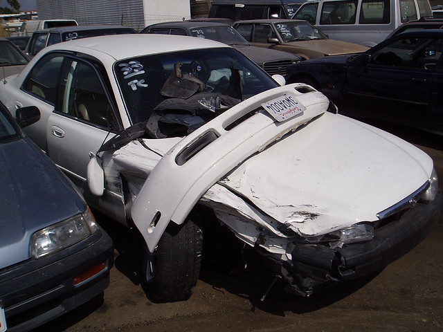 1997 mazda 626 after accident 6605