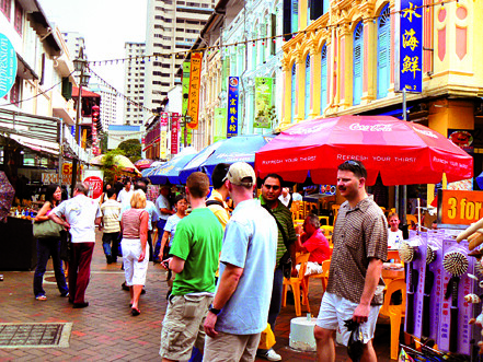 Trengganu street, Chinatown. Singapore