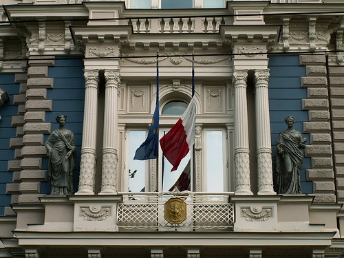 Rīga - Raiņa bulvāris - French embassy
