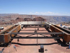 grand canyon bridge construction