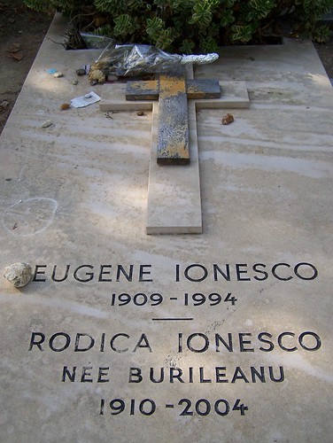 Eugene Ionesco's Grave in Cimetière du Montparnasse