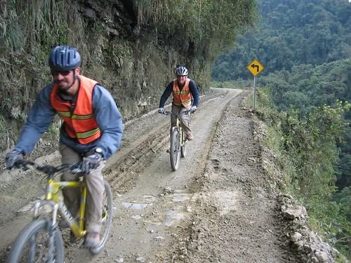 mountain bikes Death Road Bolivia