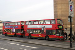 London - UK: Double decker red bus