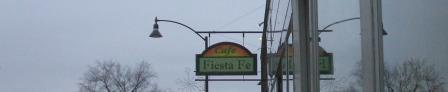 Cafe Fiesta Fe sign