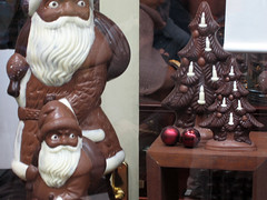 chocolate santa