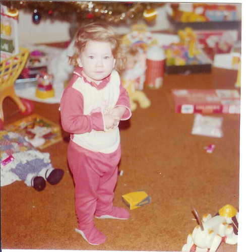 Lisa on Christmas Morning, 1977