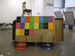 plan chest, chairs and colour
