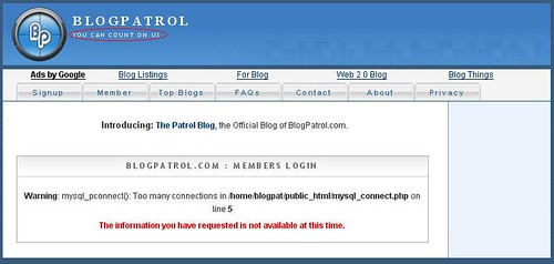 BlogPatrol_ConnectionError