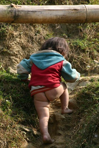 Diapers don't really exist around here!