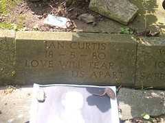 Ian Curtis's graveside 5/18/04