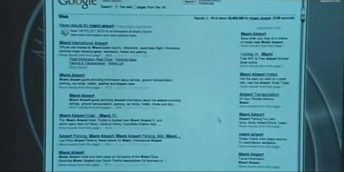 Google in 007 movie