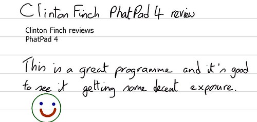 Clinton Finch reviews PhatPad 4