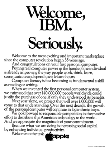 Welcome IBM