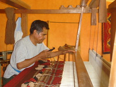 Weaver in Teotitlan del Valle, Oaxaca