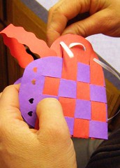 (c) Hilltown Families - Making Swedish Paper Hearts