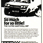 Team Hartwell 1 Litre Hillman Imp tuning advert