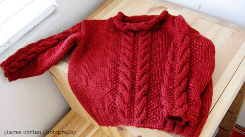 MB's completed sweater