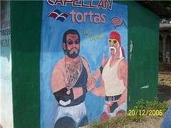 Letrero de Jack Veneno y Hulk Hogan un Nagua