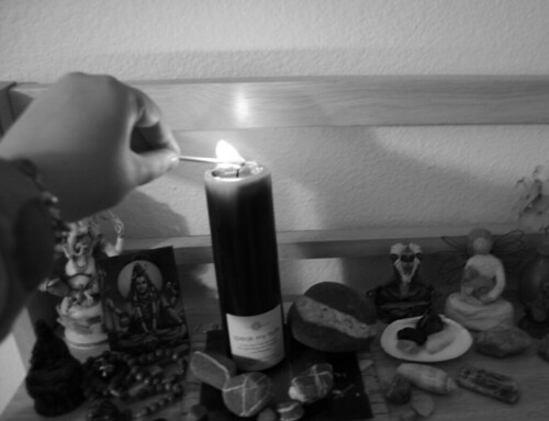 bringing ritual in: candle lighting practice