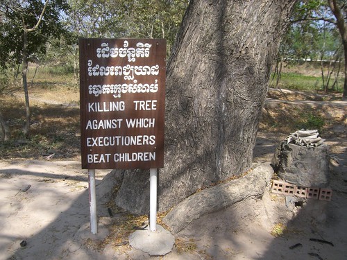 Signs at Killing Fields