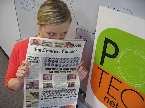 PodTech on front page of San Francisco Chronicle
