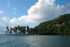 Marigot Bay in St Lucia.