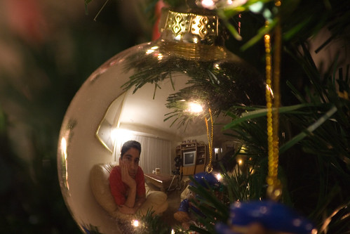 Self-Portrait in a Christmas Ornament - A Reflection of the Spirit of the Season