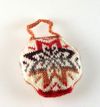 Knitted ornament