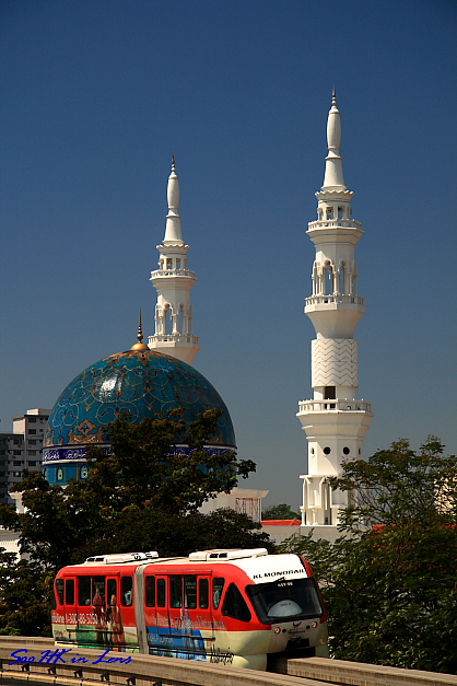 Mosque Near Hang Tuah LRT Station @ Kuala Lumpur Malaysia