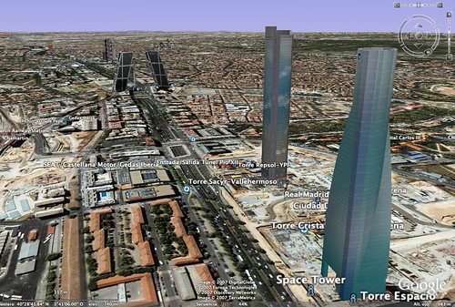 Google Earth 4, Madrid (Nuevos Rascacielos)